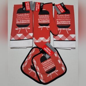 5 Piece Kitchen Set (Summertime, Cocktails & Backyard Barbeque)